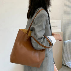 Large Capacity One-Shoulder Handbag Shopping Tote Bag