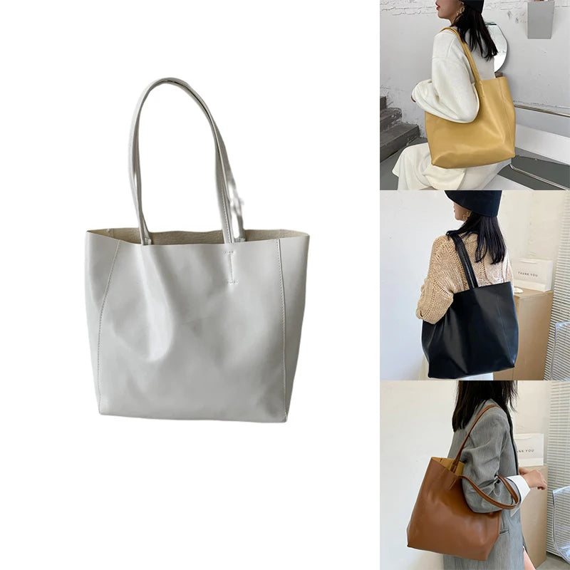 Large Capacity One-Shoulder Handbag Shopping Tote Bag