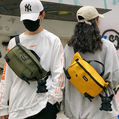 Large Capacity Waist Bag Fanny Pack Unisex Chest Bags Hip Hop Waist Packs