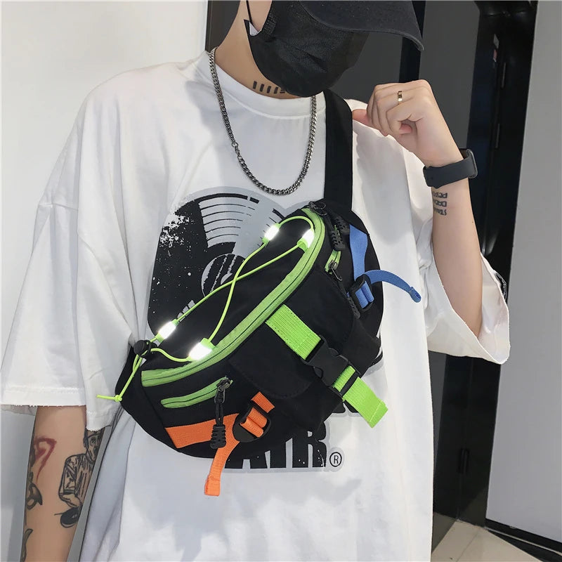 Large Capacity Waist Bag Unisex Fanny Pack Hip Hop Banana B