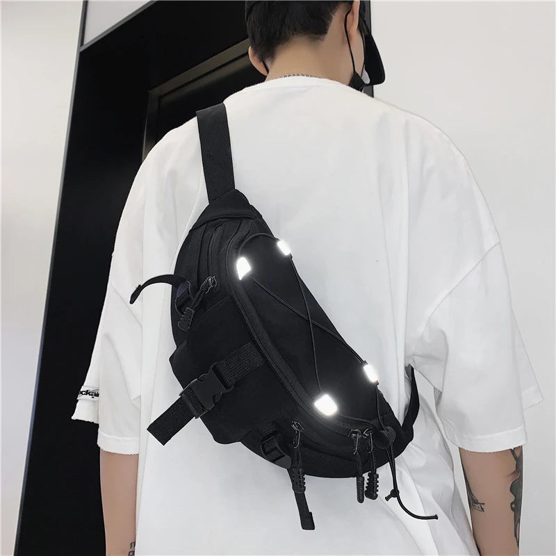 Large Capacity Waist Bag Unisex Fanny Pack Hip Hop Banana B