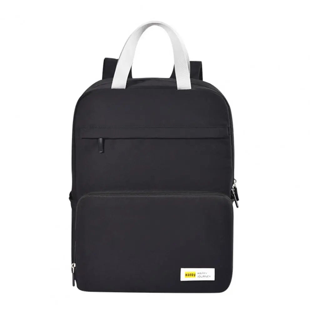 Large Capacity Waterproof Backpack Anti-theft Solid Student Bag