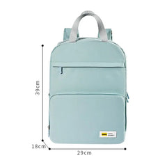 Large Capacity Waterproof Backpack Anti-theft Solid Student Bag