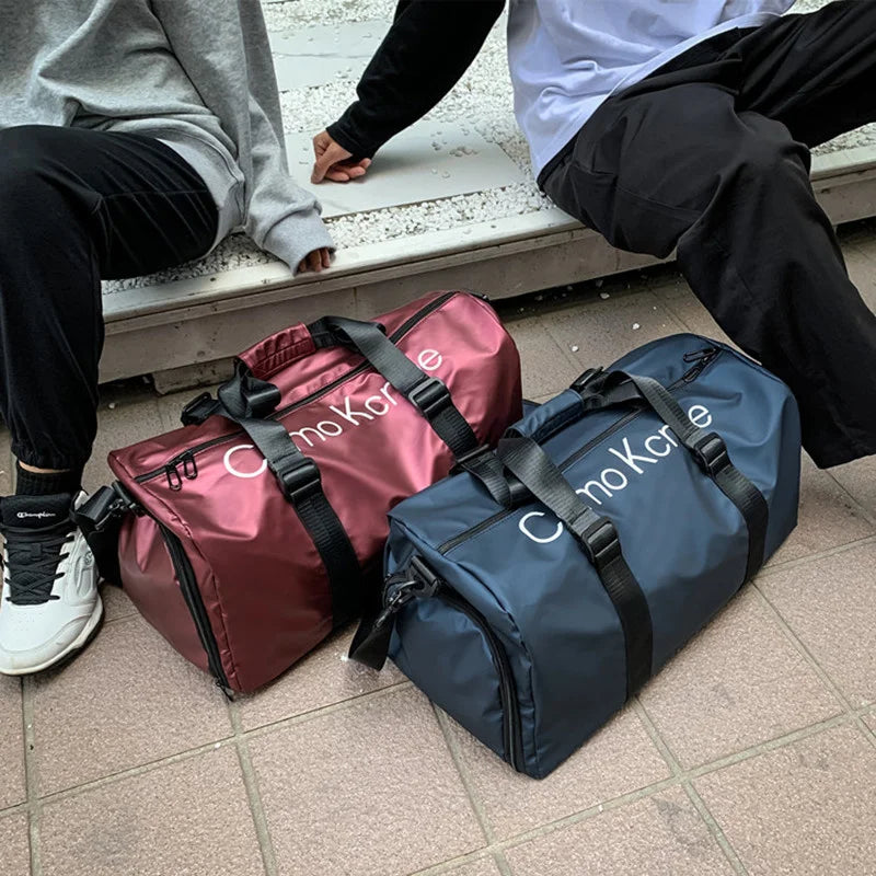Large Capacity Waterproof Gym Bag Hand-Carrying Travel Luggage Bag