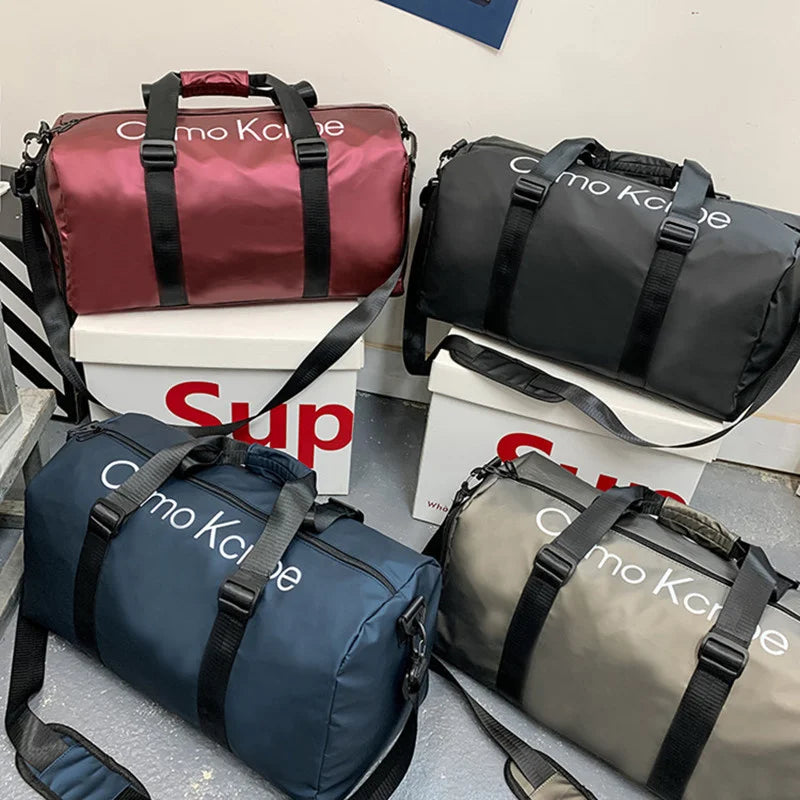 Large Capacity Waterproof Gym Bag Hand-Carrying Travel Luggage Bag