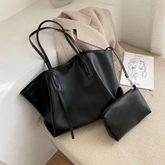 Large-Capacity Women Casual Canvas Shoulder Bag