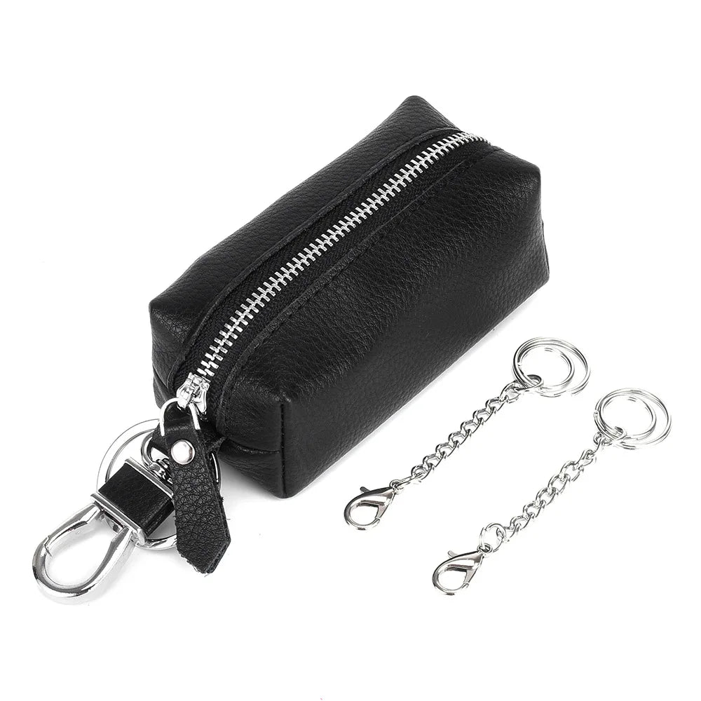 Large Capacity Auto Car Keys Wallets Leather Coins Holders Cases