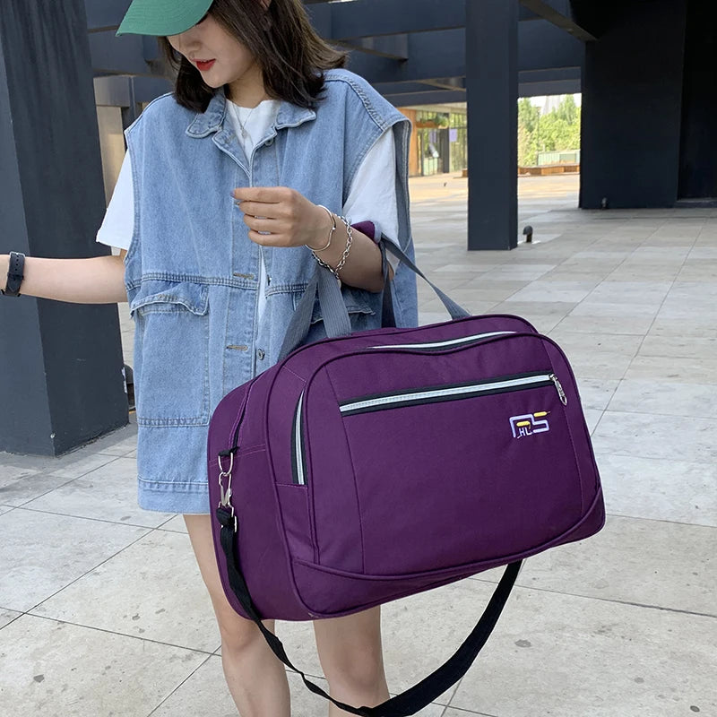 Large Capacity Women Travel Bag Waterproof Weekend Duffle Bags
