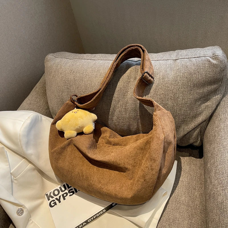 Vintage Travel Shoulder Bag Lady Crossbody Bags with Accessories