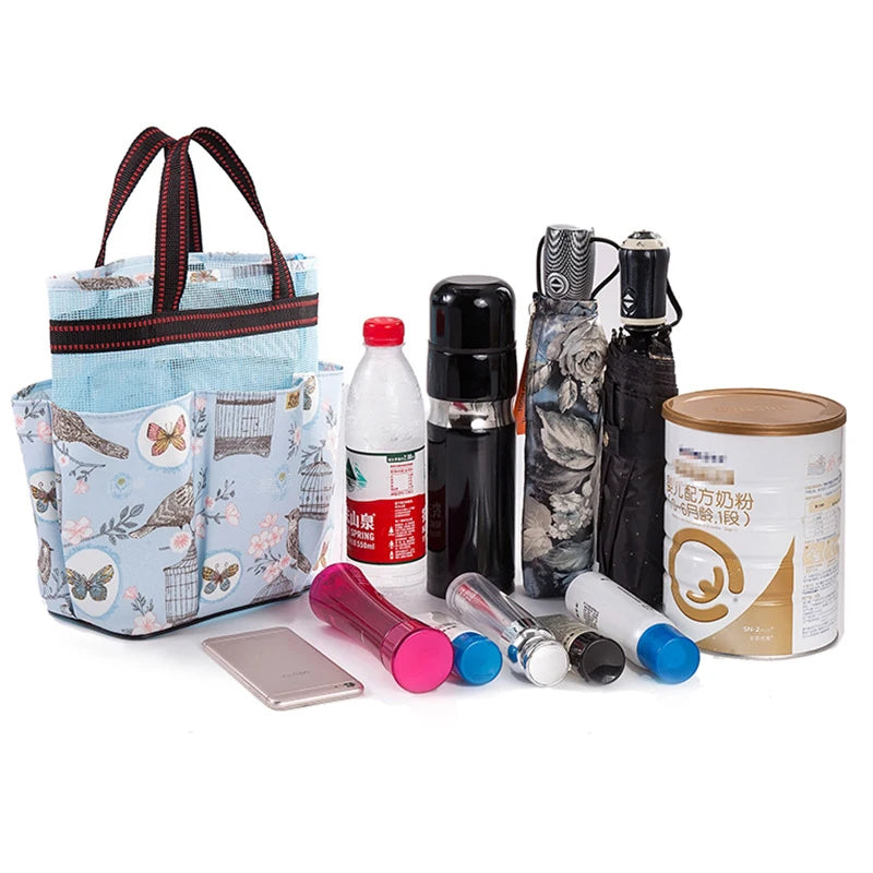 Portable Large-Capacity Women's Cosmetic Bag Waterproof Wash Storage