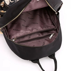 Large Capacity Women's Nylon Print Backpack Shoulder Tote Handbags