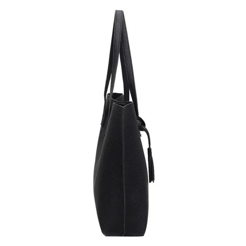 Large Capacity Women's Shoulder Bag Tote Bag With Tassel Handbag