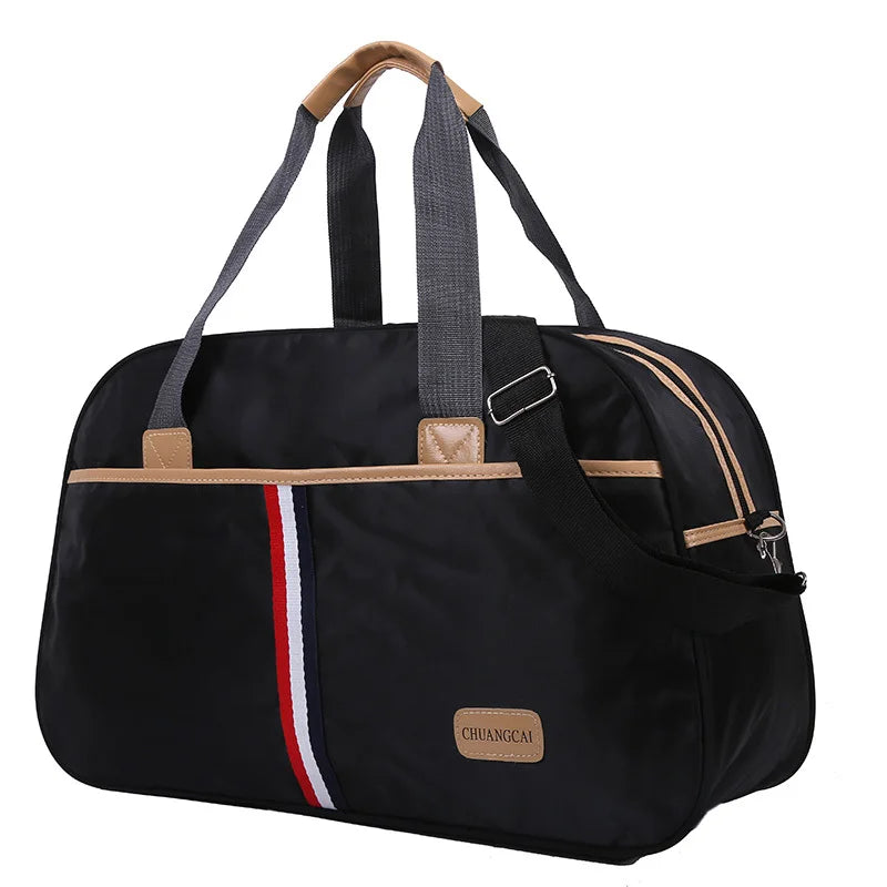 Women's Large Capacity Travel Bag Waterproof Duffle Bag Weekend Luggage
