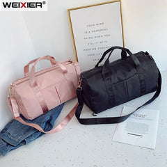 Large Female Travel Bag with Shoe Compartment