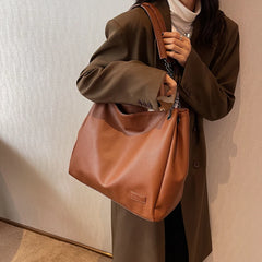 Large Leather Shoulder Bags for Women Style Shopper Shopping Bag