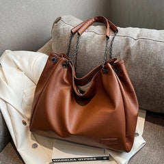 Large Leather Shoulder Bags for Women Style Shopper Shopping Bag