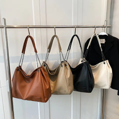 Large Leather Shoulder Bags for Women Style Shopper Shopping Bag