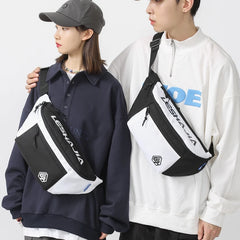 Large Nylon Chest Bag Waterproof Fanny Pack Hip Bags