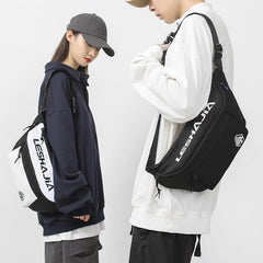 Large Nylon Chest Bag Waterproof Fanny Pack Hip Bags