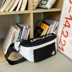 Large Nylon Chest Bag Waterproof Fanny Pack Hip Bags