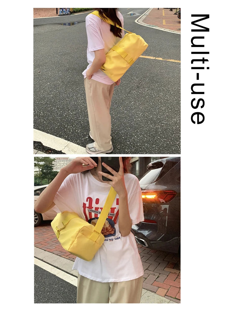 Waterproof Nylon Tote Gym Bag for Women