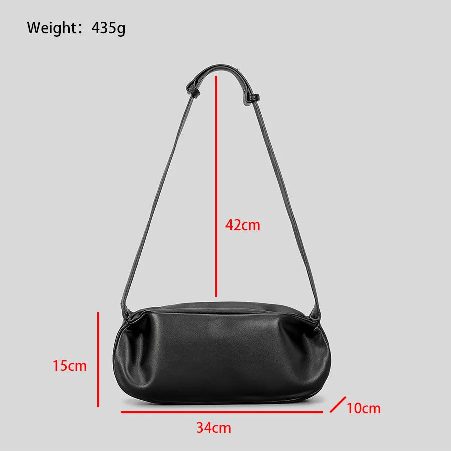 Large Pillow Handbag Wide Strap Shoulder Bag for Women