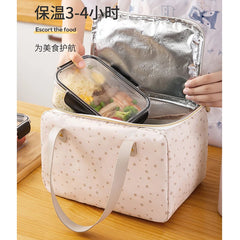 Large Portable Lunch Bag Women Thicken Waterproof Convenient Fresh Cooler Bags
