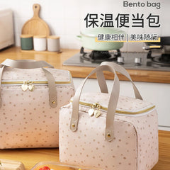 Large Portable Lunch Bag Women Thicken Waterproof Convenient Fresh Cooler Bags