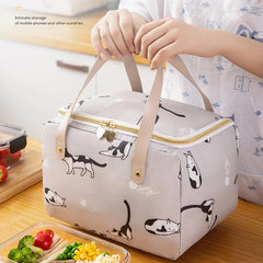 Large Portable Lunch Bag Women Thicken Waterproof Convenient Fresh Cooler Bags