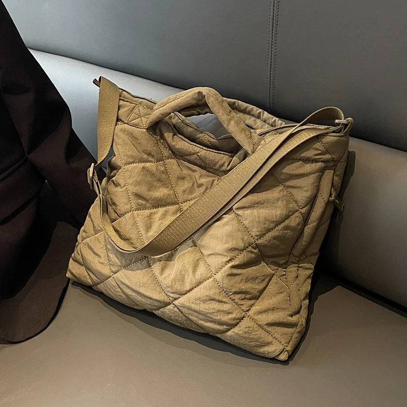 Large Capacity Winter Shoulder Bag for Women