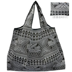 Nylon Women's Shopper Reusable Foldable Bag Shopping Handbag