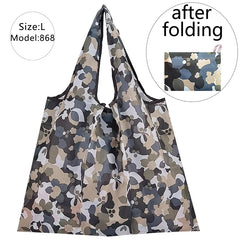 Large Waterproof Supermarket Shopping Bag Eco Foldable Grocery Washable