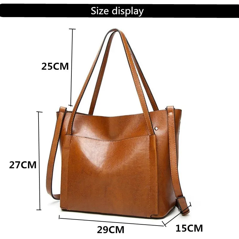 Soft Leather Handbag Women Crossbody Shoulder Tote Famous