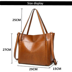 Soft Leather Handbag Women Crossbody Shoulder Tote Famous