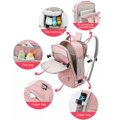 Waterproof Daypack Bag School Casual Bag Diaper Outdoor Mummy Sports Rucksack