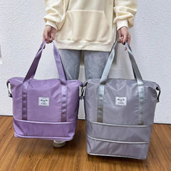 Large Travel Duffel Bag with Wet Dry Separation
