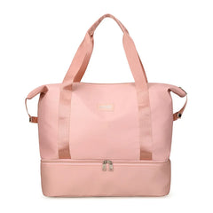 Large Travel Duffle Bag Solid Waterproof Gym Fitness Tote Bag