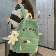 Large-capacity Backpack School Bag Girls Laptop Bag