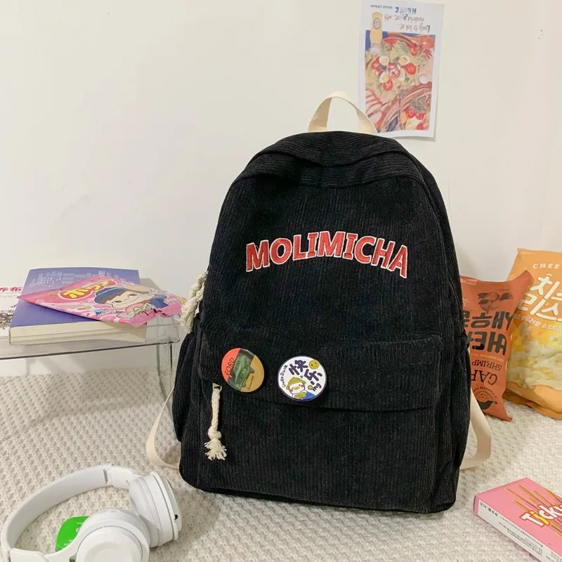 Large-capacity Backpack School Bag Girls Laptop Bag