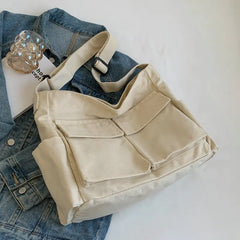Canvas Crossbody Bag Women's Shoulder Messenger Bag Large Handbag SG892