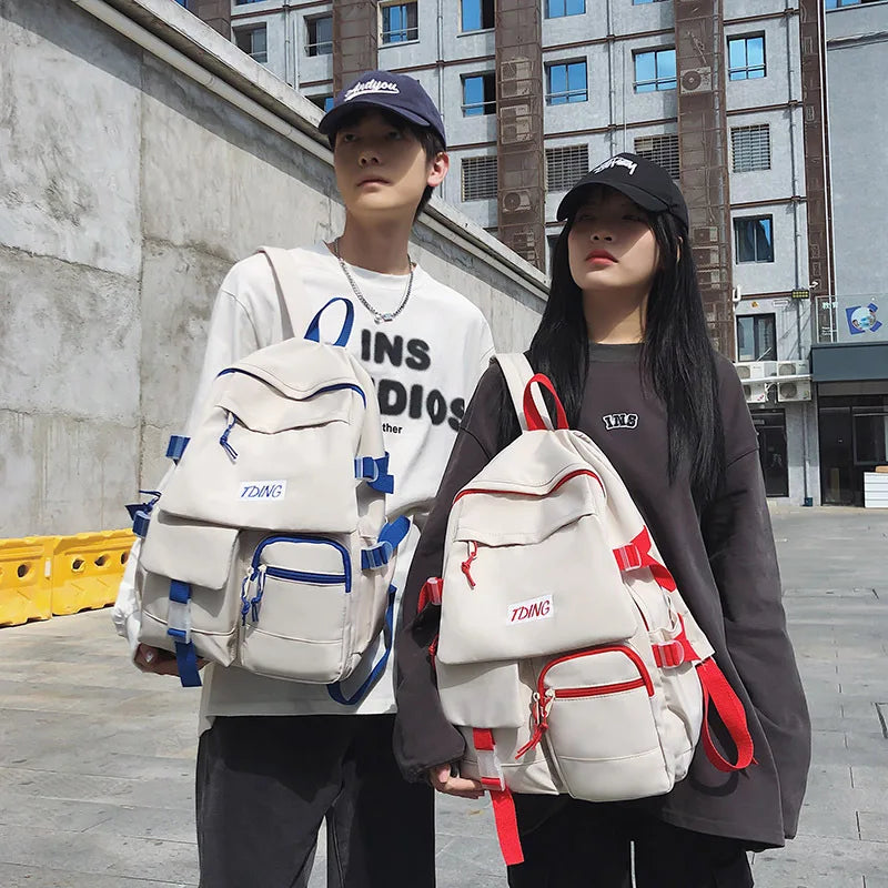 Large Women Multi-Pocket Backpack for School Laptop Book
