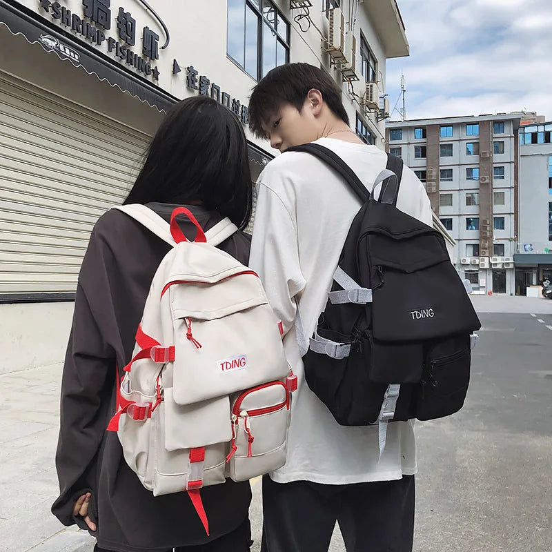 Large Women Multi-Pocket Backpack for School Laptop Book