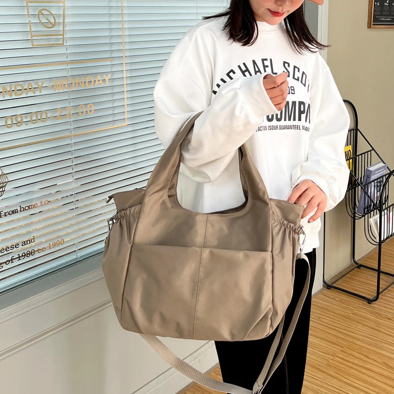 Large Nylon Women Shoulder bag CrossBody Bag Girls Purse