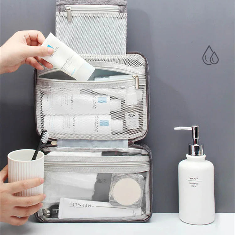 Large-Capacity Wash Cosmetic Bag Travel Makeup Storage Handbag