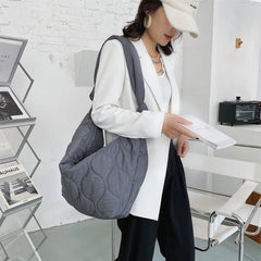 Large-Capacity Eco-Friendly Travel Bag Down Bag Net Casual Hand Single Shoulder