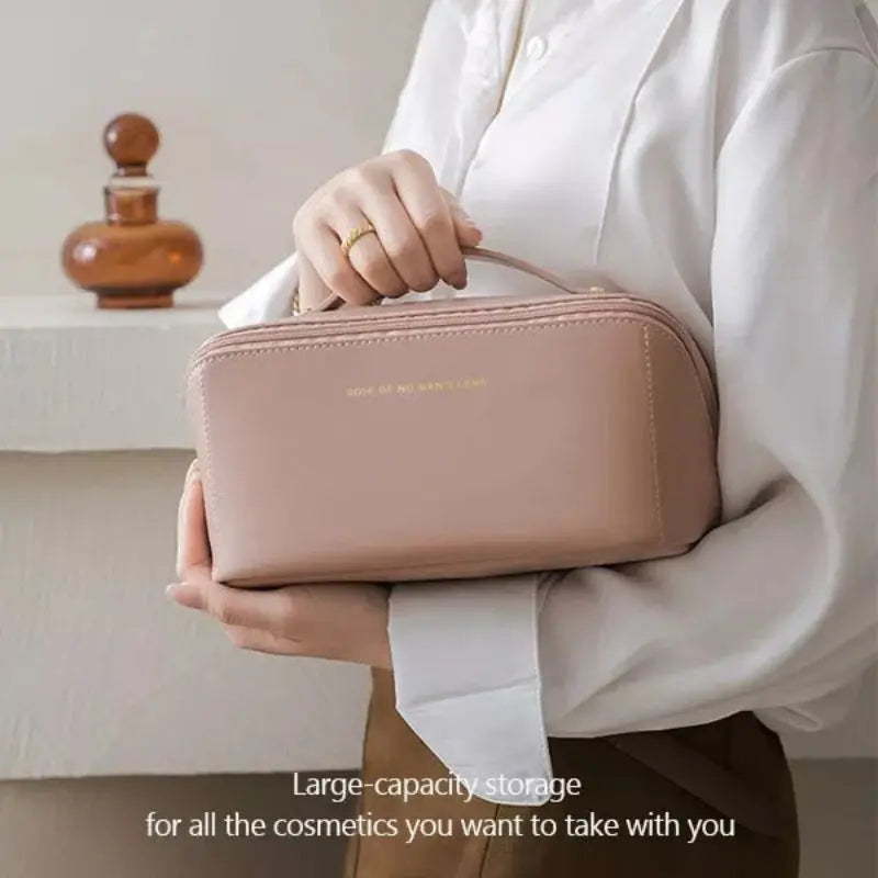 Large Travel Cosmetic Bag Women Toiletries Organizer Multi-functional Storage