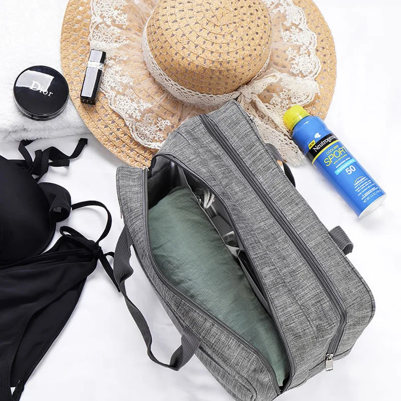Large Capacity Wet/Dry Separation Storage Bag Swimming Bag Waterproof Beach Bag
