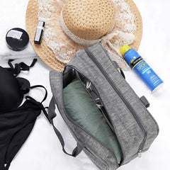 Large Capacity Wet/Dry Separation Storage Bag Swimming Bag Waterproof Beach Bag