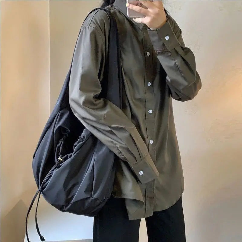Large Women Bag Crossbody Shoulder Bag Casual Canvas Handbag