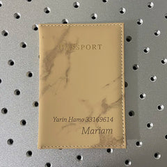 Personalized Name Passport Cover Travel Wallet PU Passport Holder